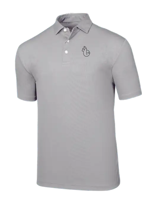 Callaway Birdseye Light Grey Polo w/Alpac Logo