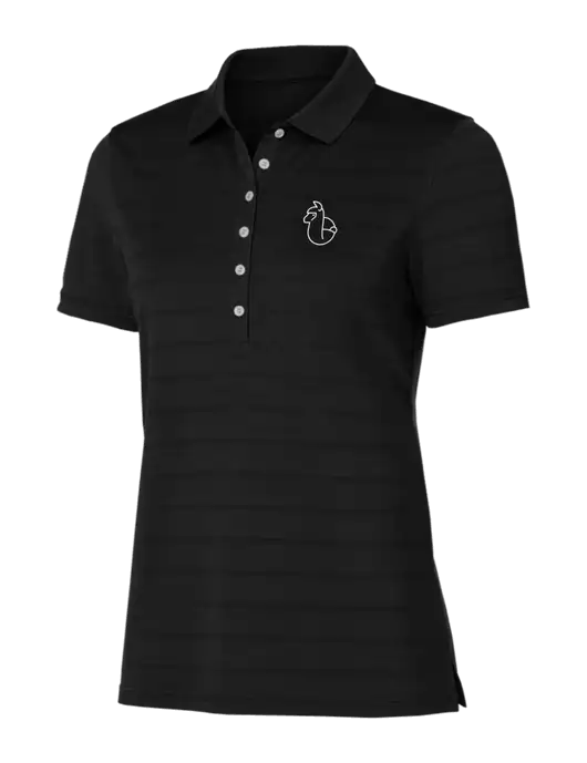 Callaway Womens Black Ventilated Polo w/Alpac Logo