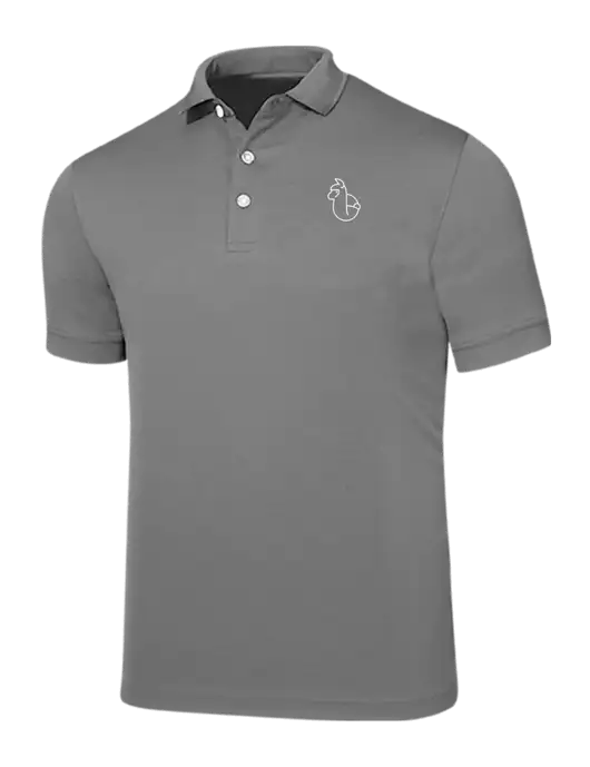 Callaway Ottoman Medium Grey Polo w/Alpac Logo