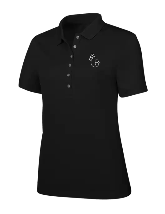 Callaway Womens Ottoman Black Polo w/Alpac Logo