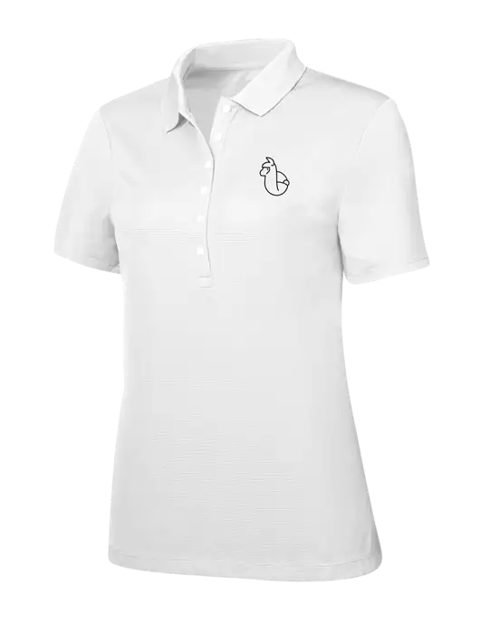 Callaway Womens Ottoman Bright White Polo w/Alpac Logo