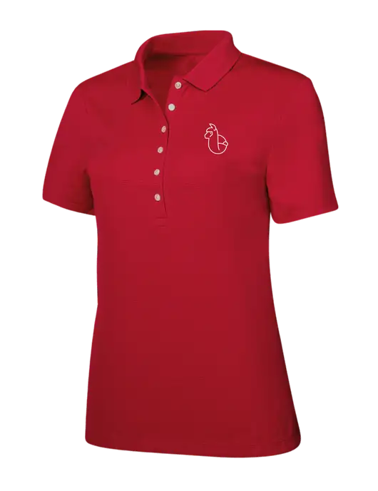 Callaway Womens Ottoman Red Polo w/Alpac Logo