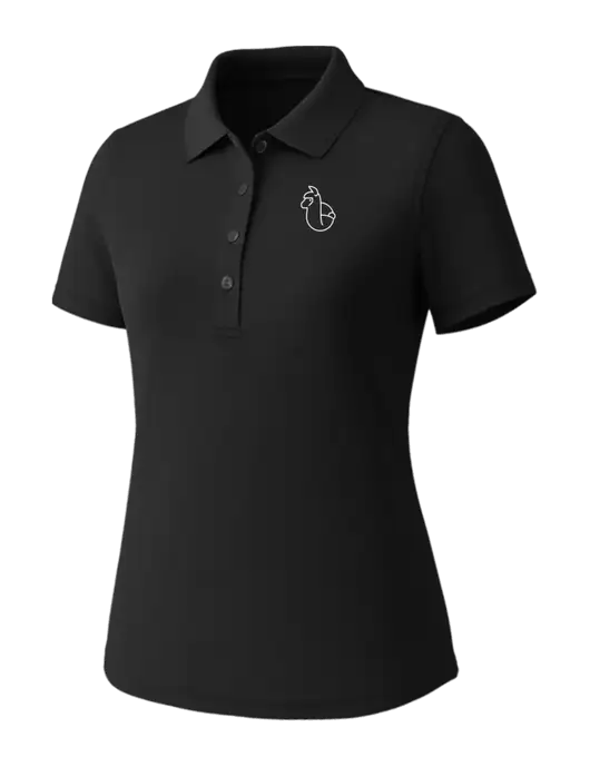 Callaway Womens Core Black Performance Polo w/Alpac Logo