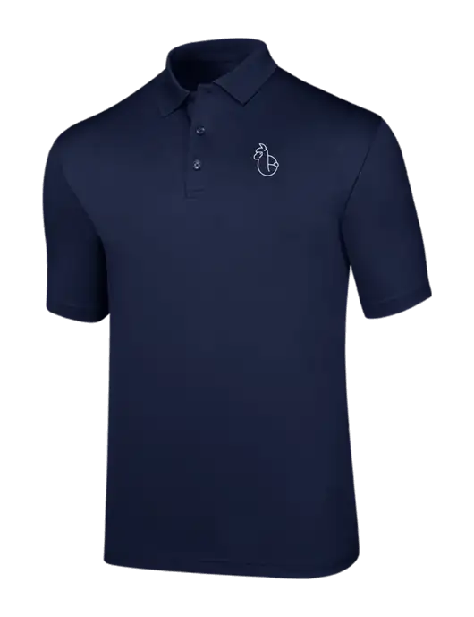 Callaway Opti-Dri Navy Chev Polo w/Alpac Logo