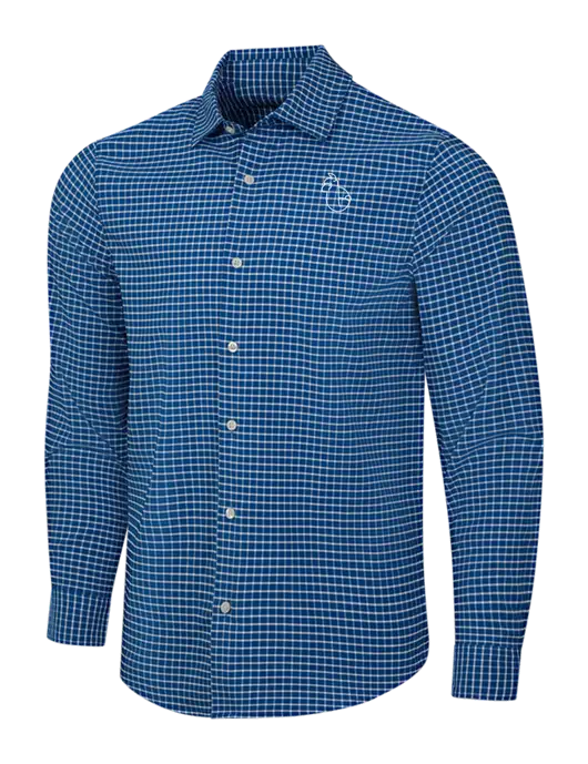 Navy/White City Stretch Shirt w/Alpac Logo