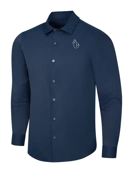 Navy City Stretch Shirt w/Alpac Logo