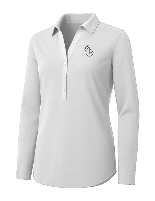 Womens White City Stretch Shirt w/Alpac Logo