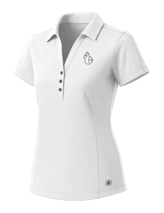 OGIO Womens White ONYX Polo w/Alpac Logo