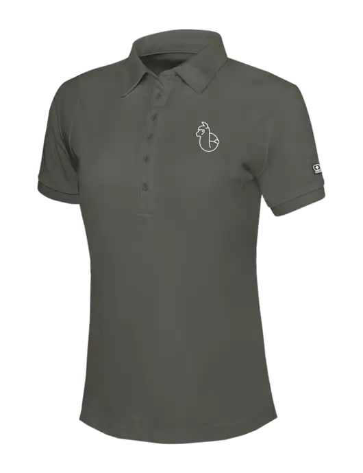 OGIO Womens Medium Grey Jewel Polo w/Alpac Logo