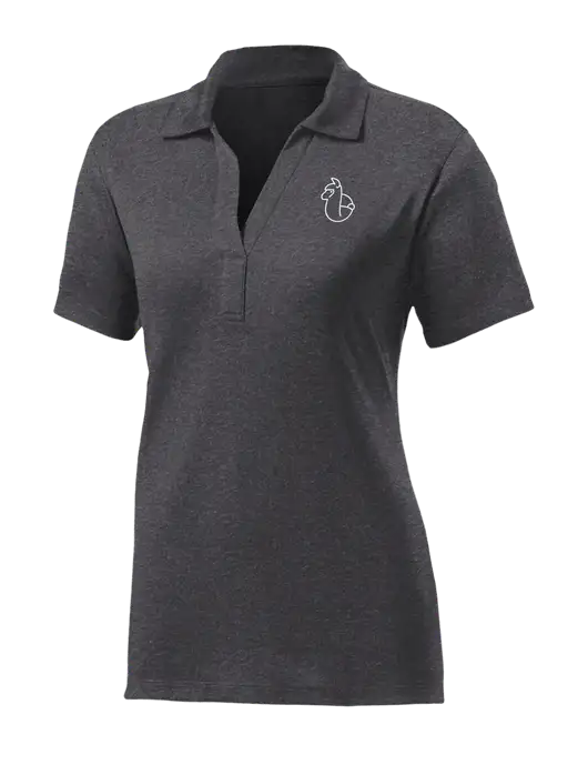 Womens Dark Grey Heather Contender Polo w/Alpac Logo