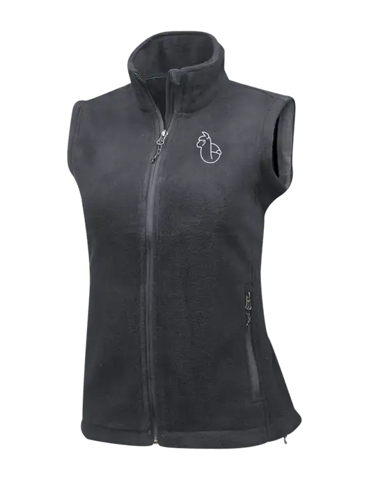 Medium Grey Womens Fleece Vest w/Alpac Logo