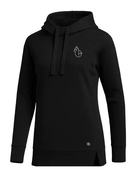 OGIO Black Womens Luuma Pullover Fleece Hoodie w/Alpac Logo