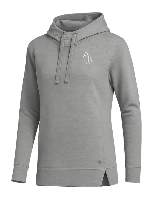 OGIO Heather Grey Womens Luuma Pullover Fleece Hoodie w/Alpac Logo