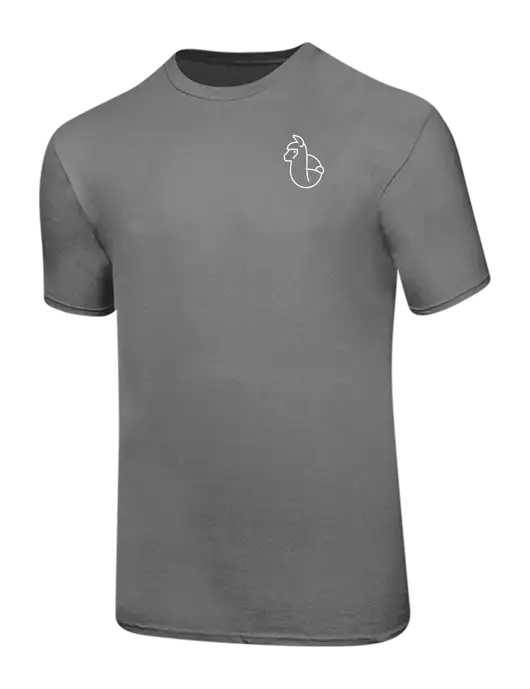 Ring Spun Medium Grey 4.5 oz T-Shirt w/Alpac Logo