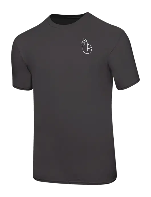 Ring Spun Charcoal 4.5 oz T-Shirt w/Alpac Logo