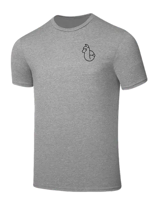 Seriously Soft Light Heather Grey T-Shirt w/Alpac Logo