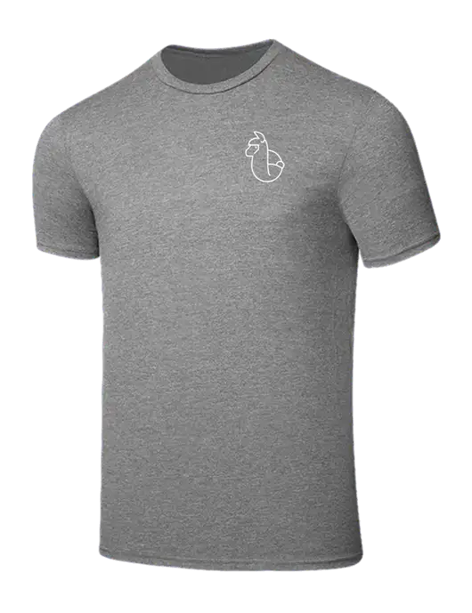Seriously Soft Grey Frost T-Shirt w/Alpac Logo