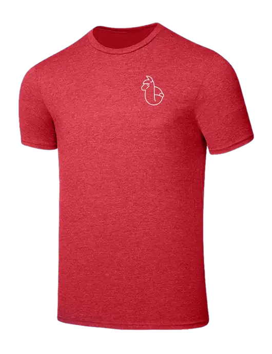 Seriously Soft Heathered Red T-Shirt w/Alpac Logo