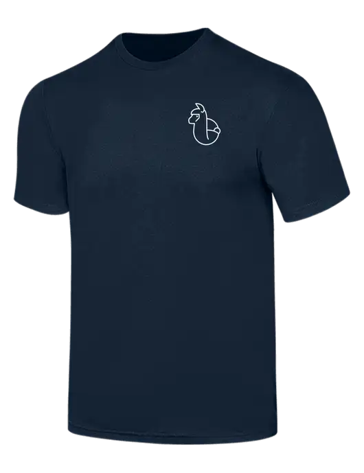 Simply Soft Navy 4.5oz  Poly/Combed Ring Spun Cotton T-Shirt w/Alpac Logo