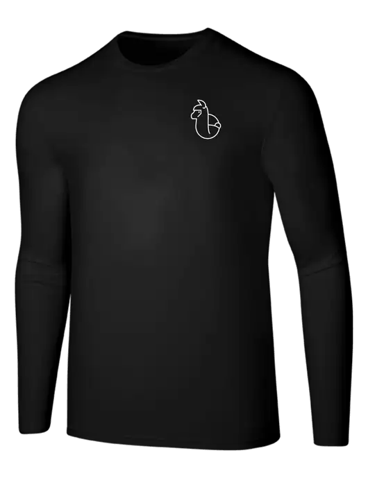 Seriously Soft Black Long Sleeve T-Shirt w/Alpac Logo