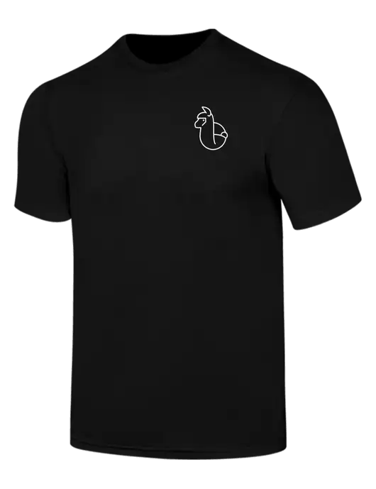 Simply Soft Black 4.5oz  Poly/Combed Ring Spun Cotton T-Shirt w/Alpac Logo