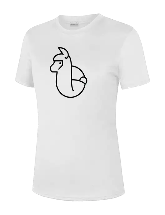  Womens White PosiCharge Competitor Tee w/Alpac Logo