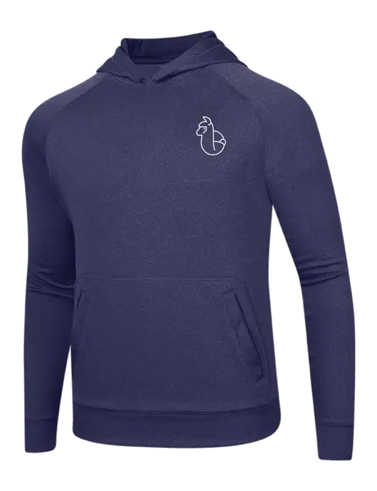 Tech True Navy Fleece Hooded Sweatshirt w/Alpac Logo