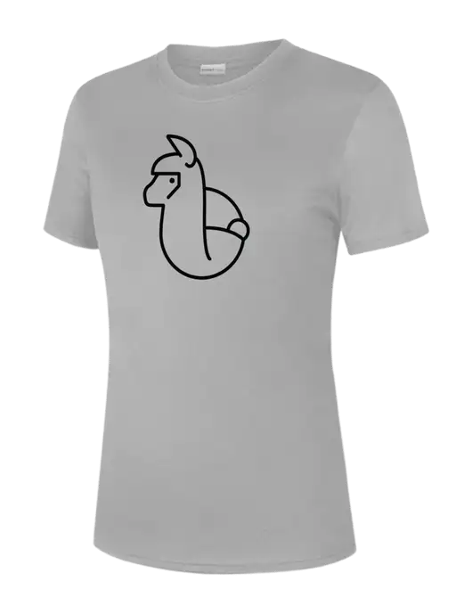  Womens Light Grey PosiCharge Competitor Tee w/Alpac Logo