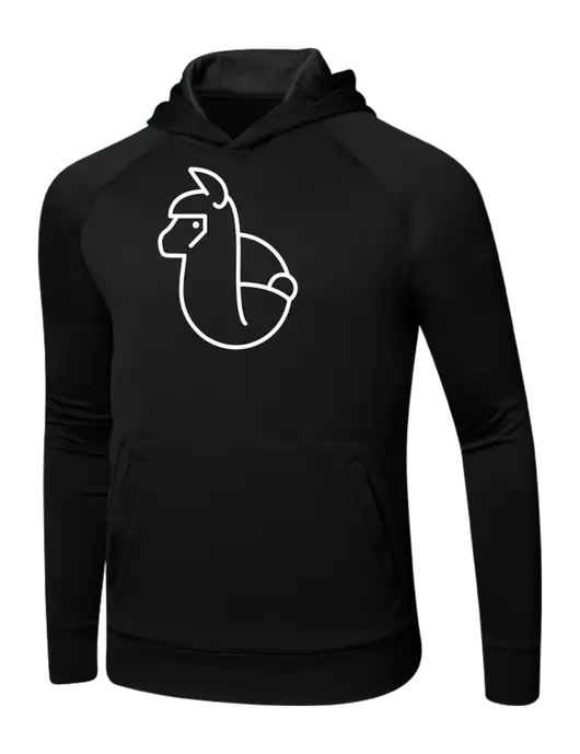 Tech Black Fleece Hooded Sweatshirt w/Alpac Logo