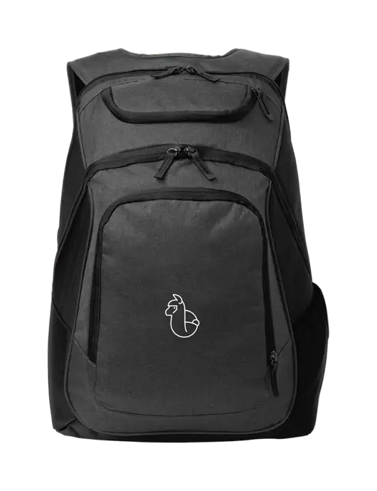 Executive Graphite Heather/Black Laptop Backpack w/Alpac Logo