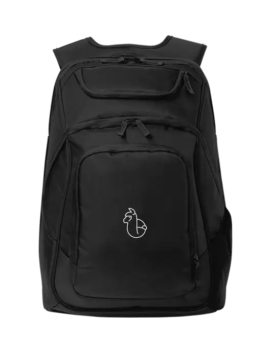 Executive Black Laptop Backpack w/Alpac Logo