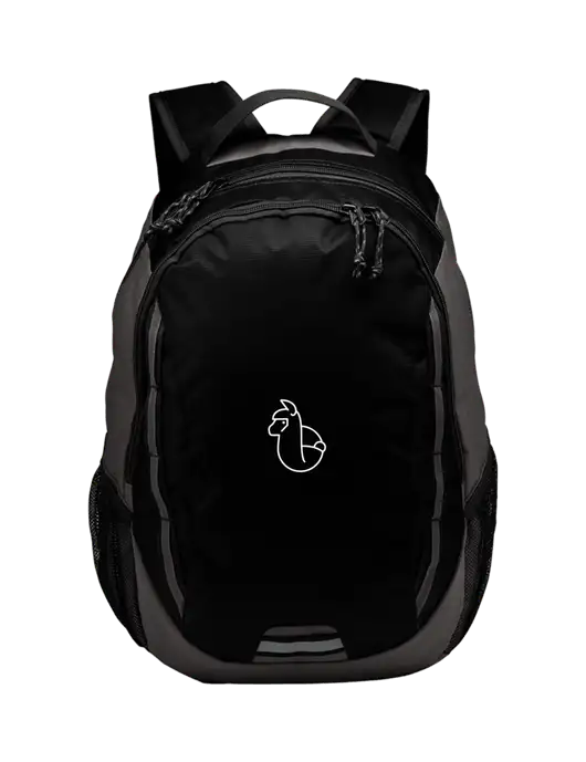 Ridge Black/Dark Charcoal Laptop Backpack w/Alpac Logo