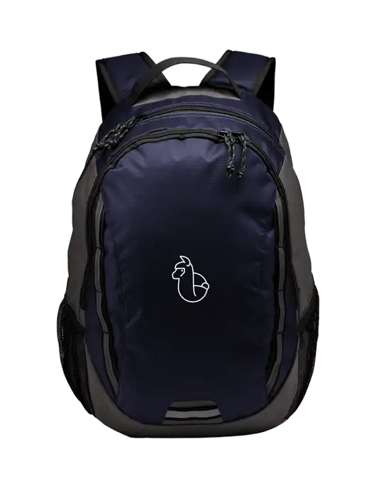 Ridge Deep Navy/Dark Charcoal Laptop Backpack w/Alpac Logo