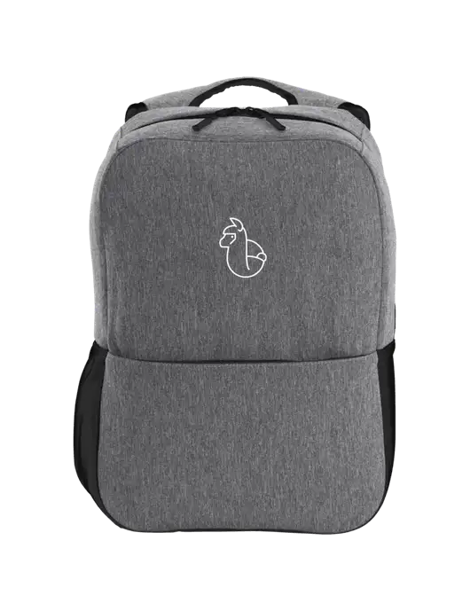 Access Square Laptop Graphite Heather/Black Backpack w/Alpac Logo