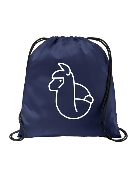 Drawstring  True Navy Cinch Pack w/Alpac Logo