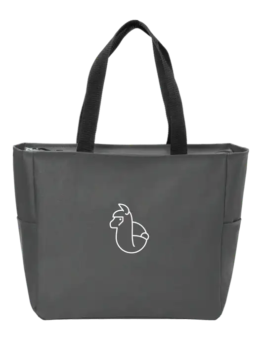 Everyday Charcoal Zip Tote Dark w/Alpac Logo