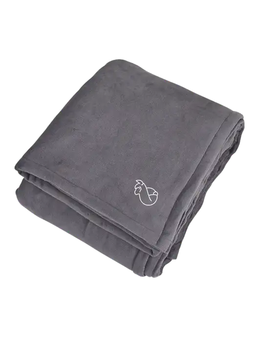 Mountain Lodge Hearth Grey Blanket  w/Alpac Logo