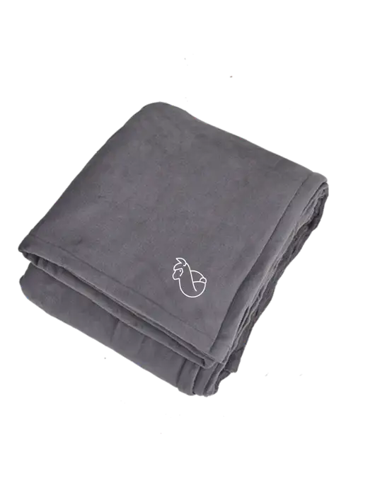 Oversized Graphite Ultra Plush Blanket Graphite w/Alpac Logo