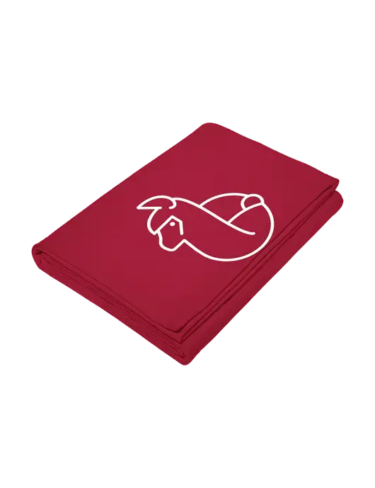 Core Red Fleece Sweatshirt Blanket w/Alpac Logo