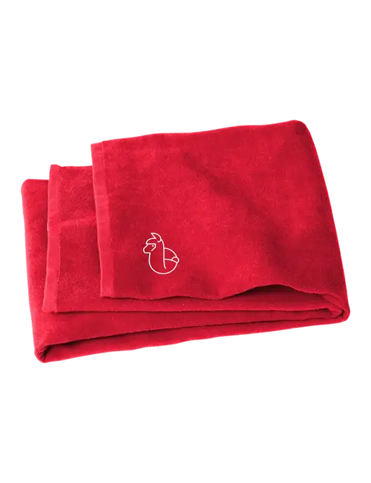 Red Beach Towel w/Alpac Logo