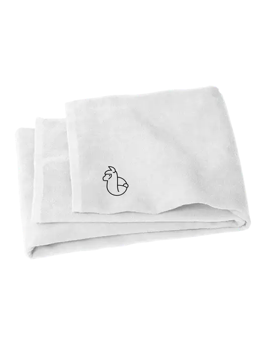 White Beach Towel w/Alpac Logo