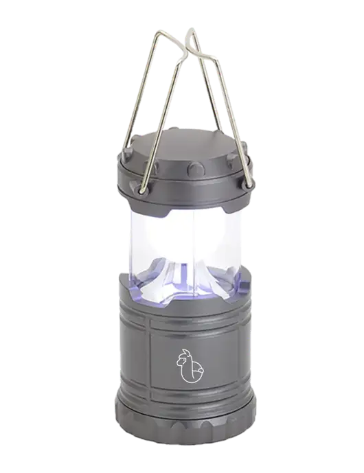 Gunmetal Mini Retro Lantern w/Alpac Logo