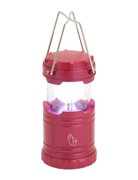 Red Mini Retro Lantern w/Alpac Logo
