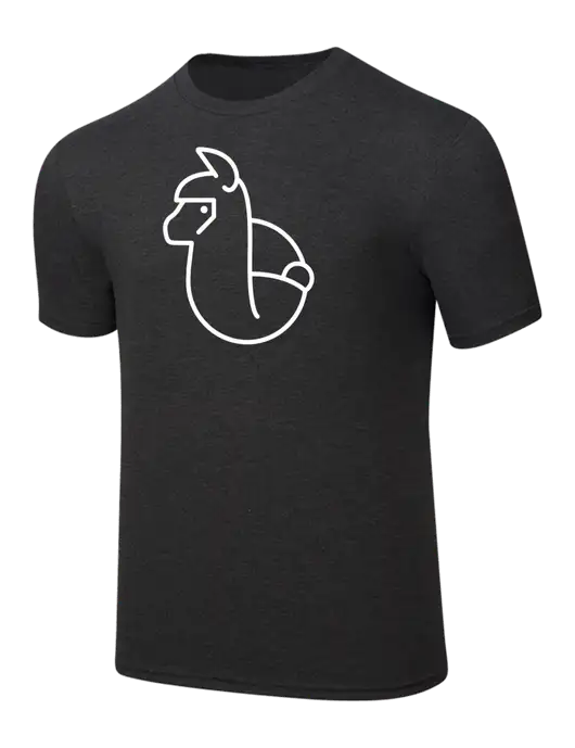 Simply Soft Black Frost 4.5oz  Poly/Combed Ring Spun Cotton T-Shirt w/Alpac Logo