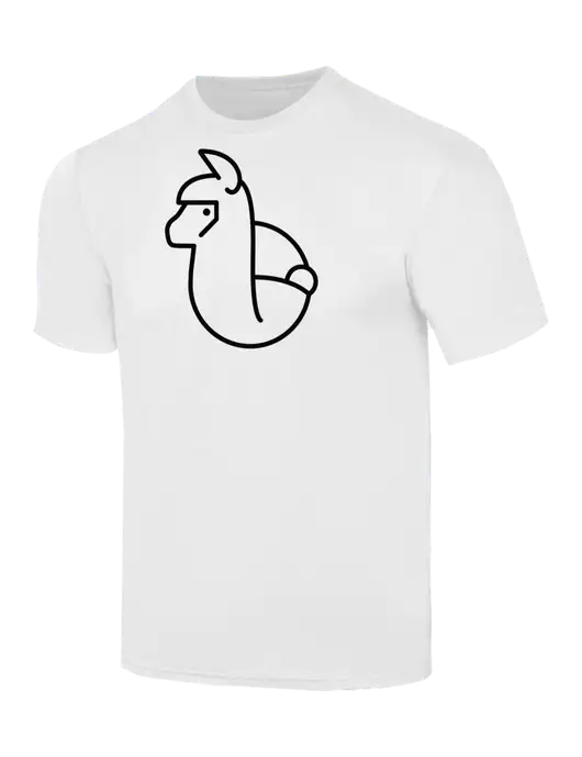 Simply Soft White 4.5oz  Poly/Combed Ring Spun Cotton T-Shirt w/Alpac Logo