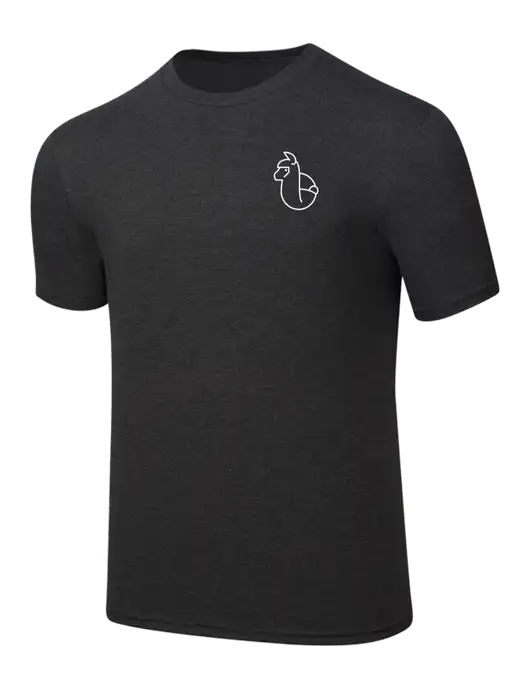 Simply Soft Black Frost 4.5oz  Poly/Combed Ring Spun Cotton T-Shirt w/Alpac Logo