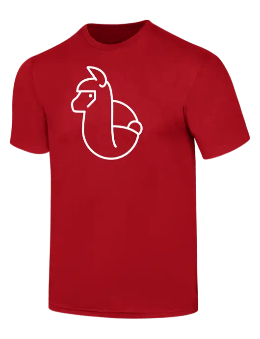 Simply Soft Red 4.5oz  Poly/Combed Ring Spun Cotton T-Shirt w/Alpac Logo