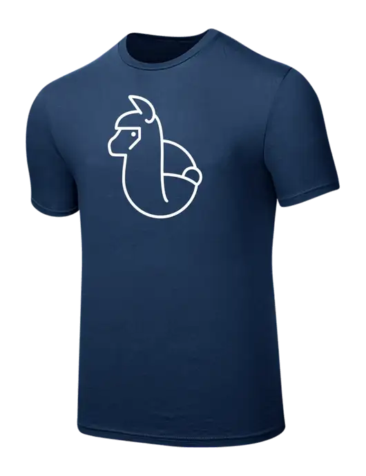 Seriously Soft Deep Slate Blue T-Shirt w/Alpac Logo