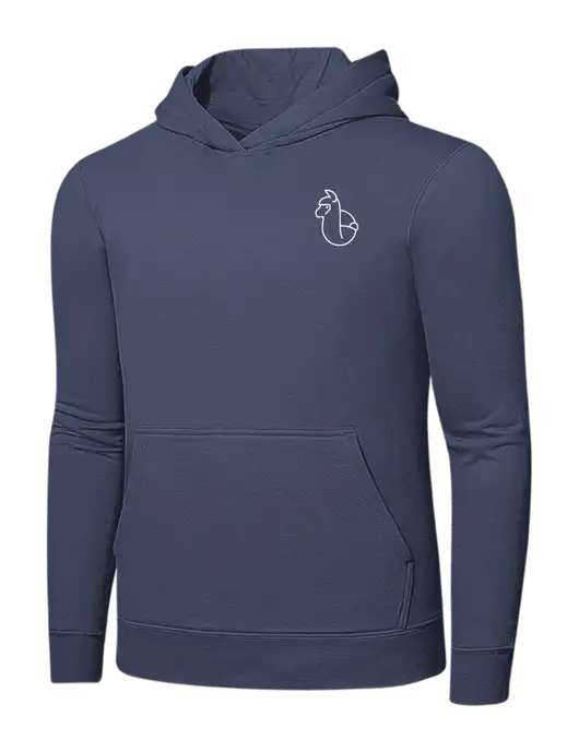 Steel Blue 7.8. oz Ring Spun Hooded Sweatshirt w/Alpac Logo