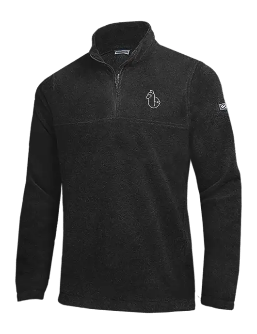 Columbia Black Steens Mountain Fleece 1/2 Zip Pullover w/Alpac Logo